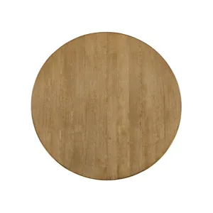 Brindle Wrapped Dining Table - Silo with a white background