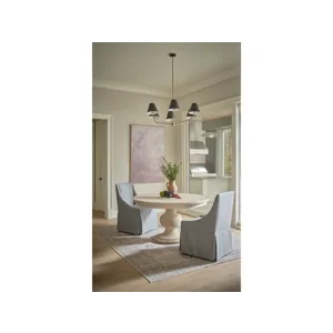 Willow Wrapped Dining Table - Multiple item room scene