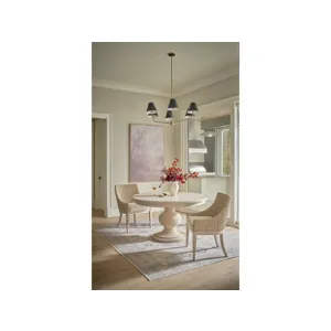 Willow Wrapped Dining Table - Multiple item room scene