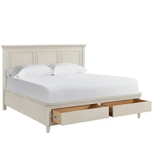 Willow Storage Bed King - Silo with a white background