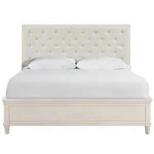 Willow Upholstered Bed Queen - Silo with a white background