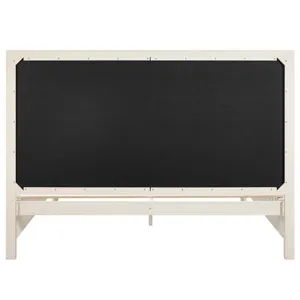 Willow Upholstered Bed Queen - Silo with a white background