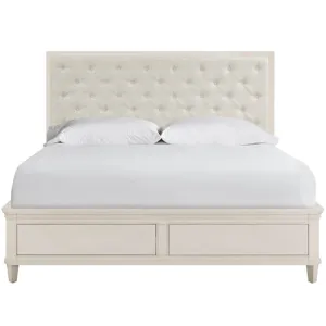 Willow Upholstered Storage Bed Queen - Silo with a white background