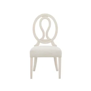 Willow Oval Side Chair - Silo with a white background