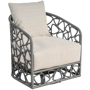 Coastal Living Pebble Swivel Chair Outdoor