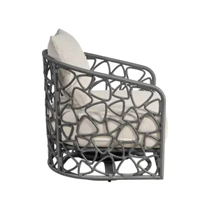 Coastal Living Pebble Swivel Chair Outdoor
