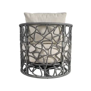 Coastal Living Pebble Swivel Chair Outdoor