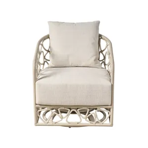 Coastal Living Pebble Swivel Chair Outdoor
