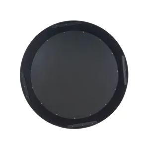 Soft Bronze Mirror - Silo with a white background