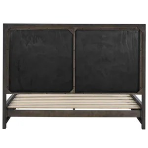 Veil Panel Bed King - Silo with a white background