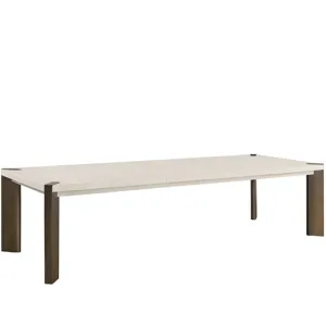 Mist Dining Table - Silo with a white background