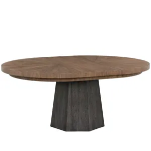 Haze Round Dining Table - Silo with a white background