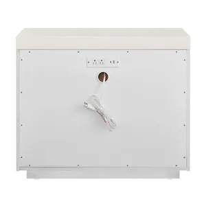 Quartz Nightstand - Silo with a white background