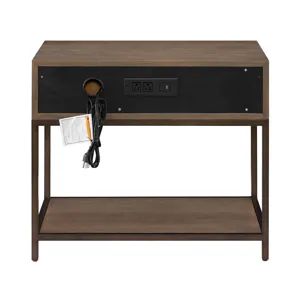 Haze Nightstand - Silo with a white background