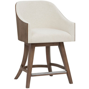 Modern- Mist & Veil Haze Swivel Counter Chair