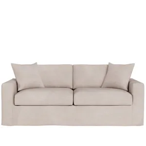 Maxx Slipcover Apartment Sofa - Silo with a white background
