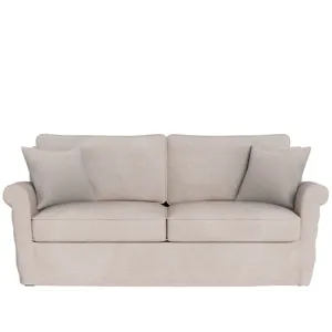 Clermont Slipcover Apartment Sofa - Silo with a white background