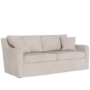 Filmore Slipcover Apartment Sofa - Silo with a white background