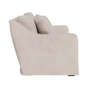 Filmore Slipcover Apartment Sofa - Silo with a white background
