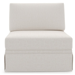 Filmore Skirted Armless Chair