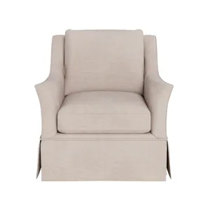 Henri Skirted Swivel Chair