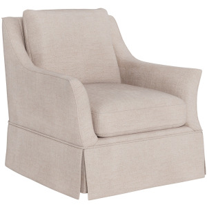 Henri Skirted Swivel Chair