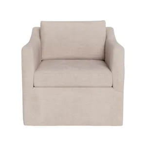 Asher Slipcover Swivel Chair Outdoor