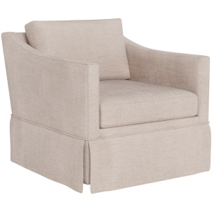 Asher Skirted Swivel Chair