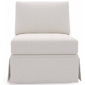 Madison Skirted Armless Chair
