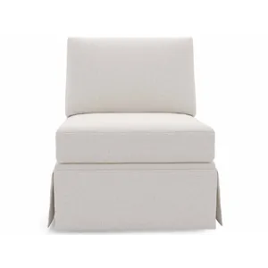 Madison Skirted Armless Chair