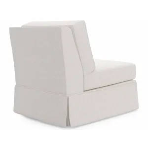 Madison Skirted Armless Chair