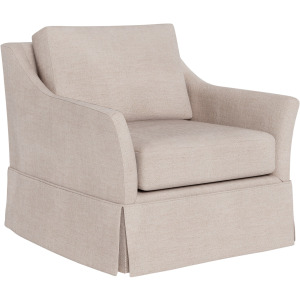 Madison Skirted Swivel Chair