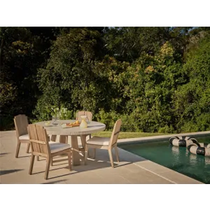 Coastal Living Saratoga Round Dining Table
