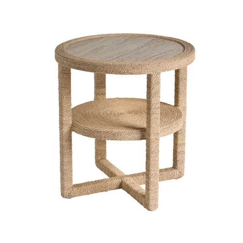 Oasis- Coastal Living Home Abaca Side Table