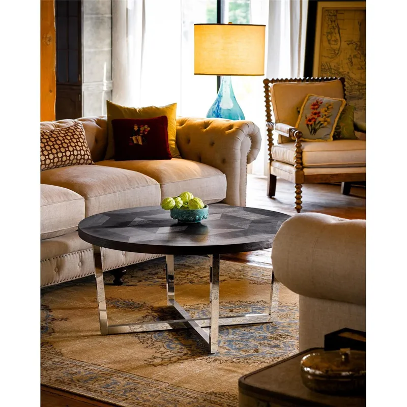 Curated Dorchester Round Cocktail Table