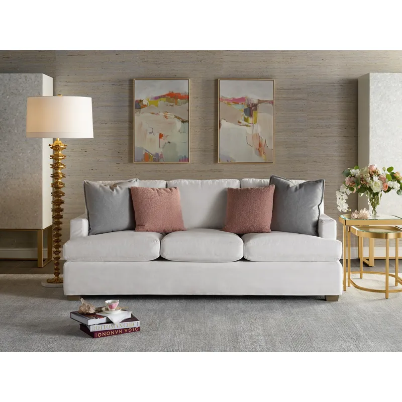 Malibu Slipcover Sofa - Multiple item room scene