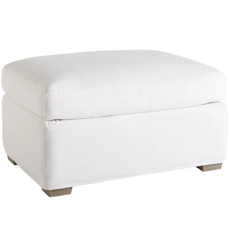 Malibu Slipcover Ottoman