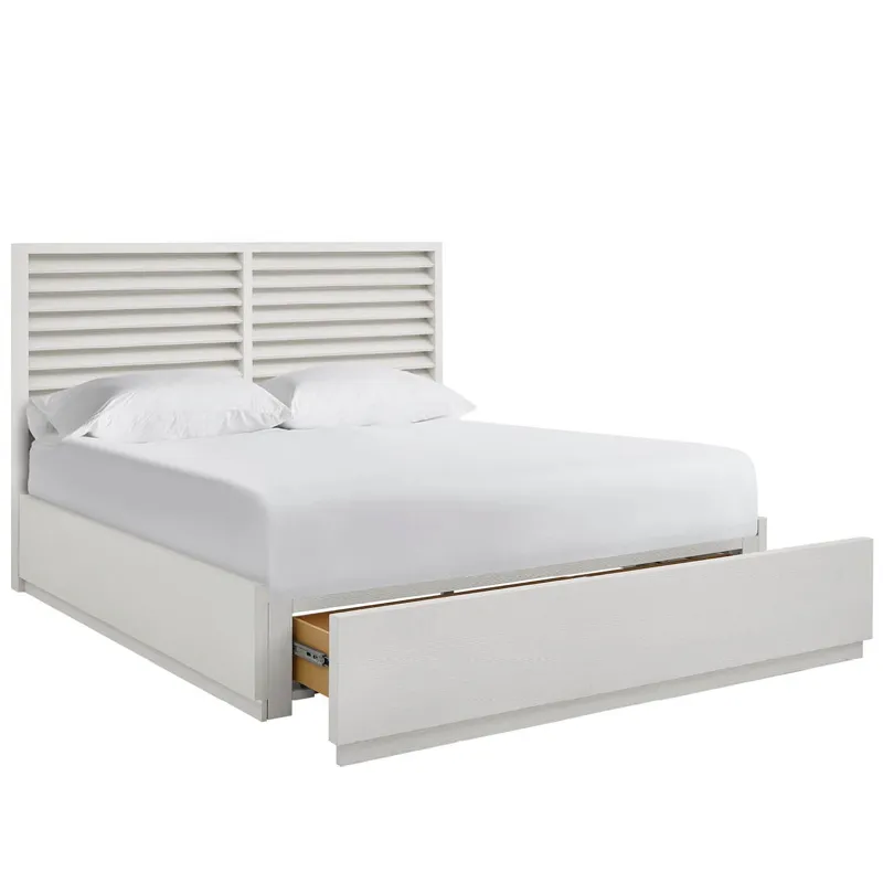 Shoreline Panel Storage Bed King - Silo with a white background
