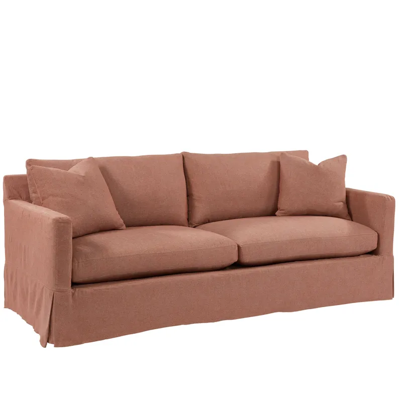 Mebane Slip Cover Sofa - Silo with a white background