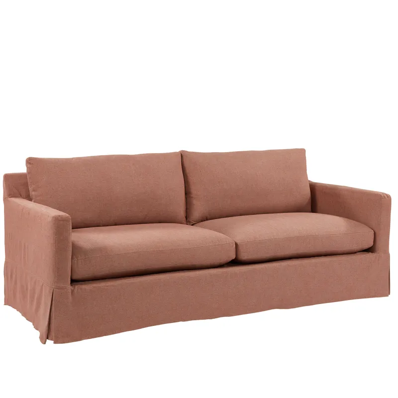 Mebane Slip Cover Sofa - Silo with a white background
