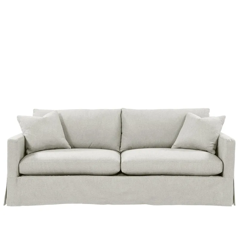 Mebane Slip Cover Sofa - Silo with a white background