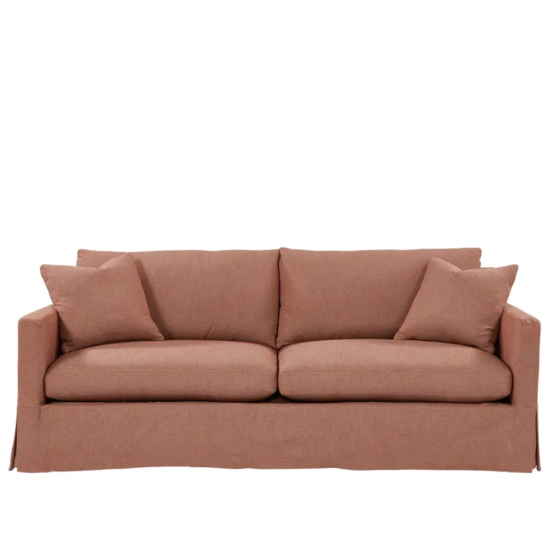 Mebane Slip Cover Sofa - Silo with a white background