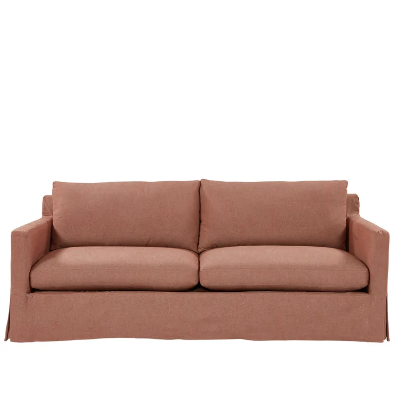 Mebane Slip Cover Sofa - Silo with a white background