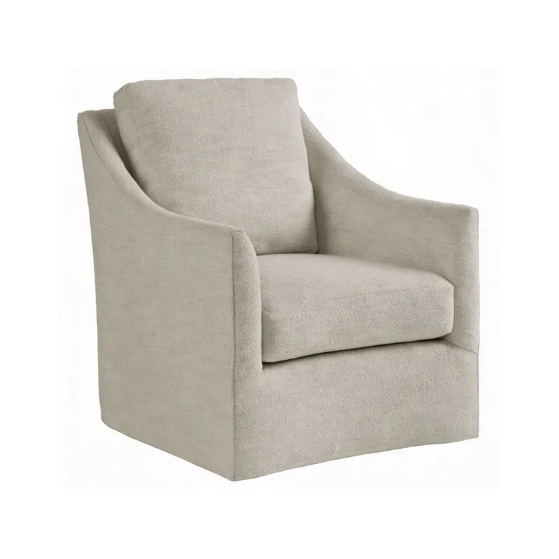 Walter Slipcover Swivel Chair