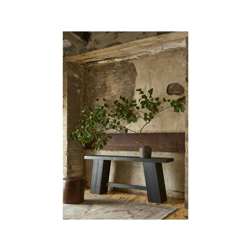 Griffith Park Obsidian Console Table