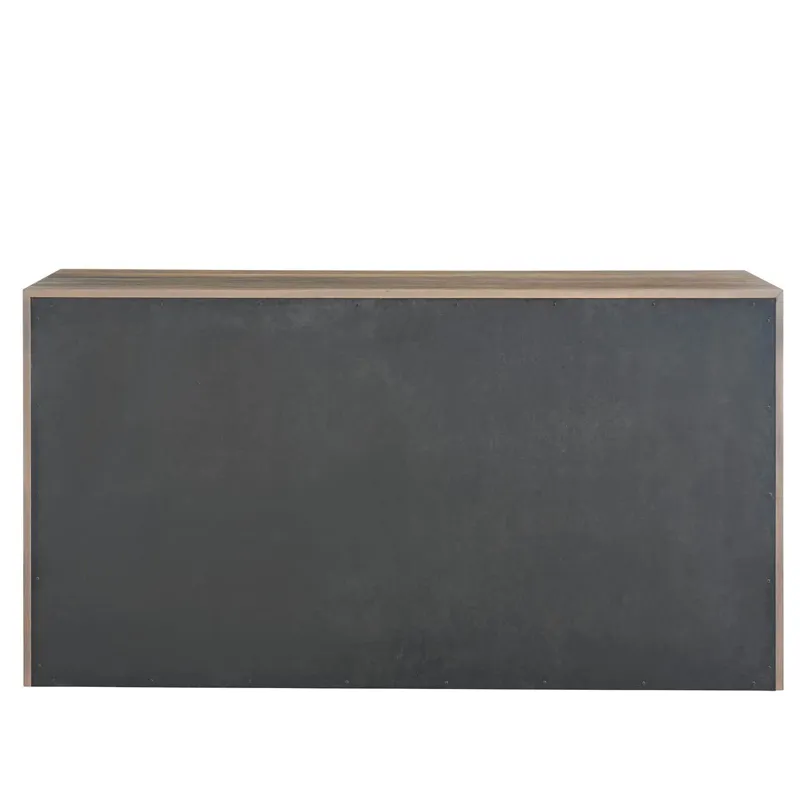 Boulder Six Drawer Dresser - Silo with a white background