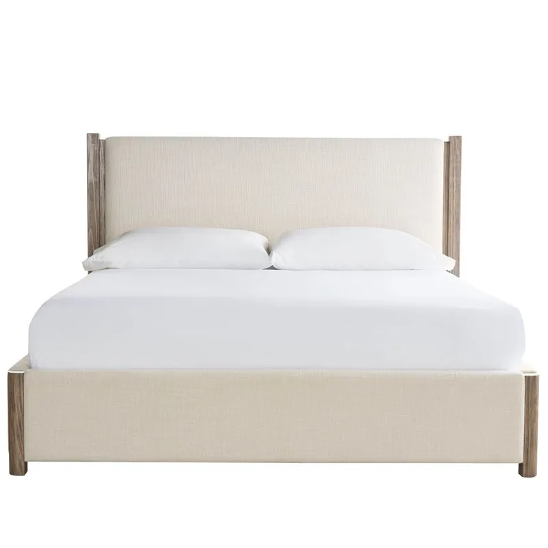 Boulder Upholstered Bed King - Silo with a white background