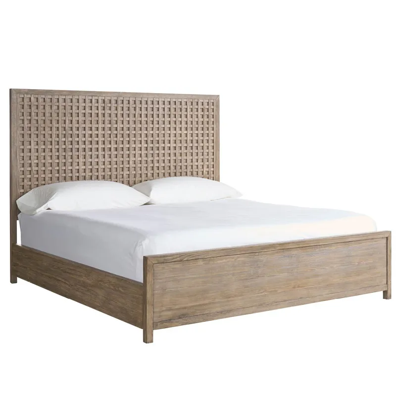 Boulder Panel Bed Queen - Silo with a white background