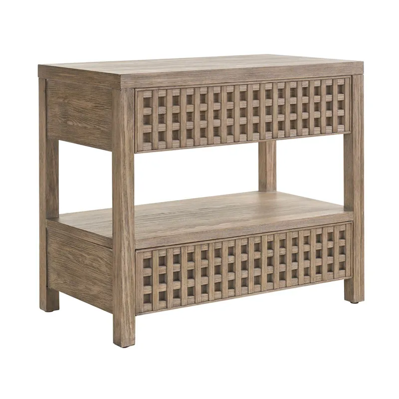 Boulder Nightstand - Silo with a white background