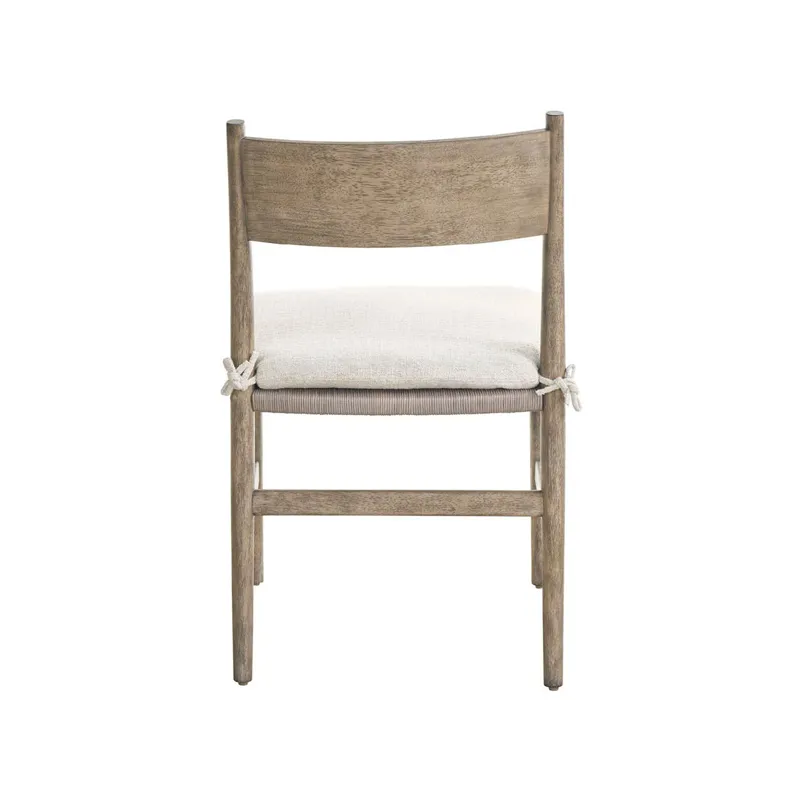 Boulder Wood Back Side Chair - Silo with a white background